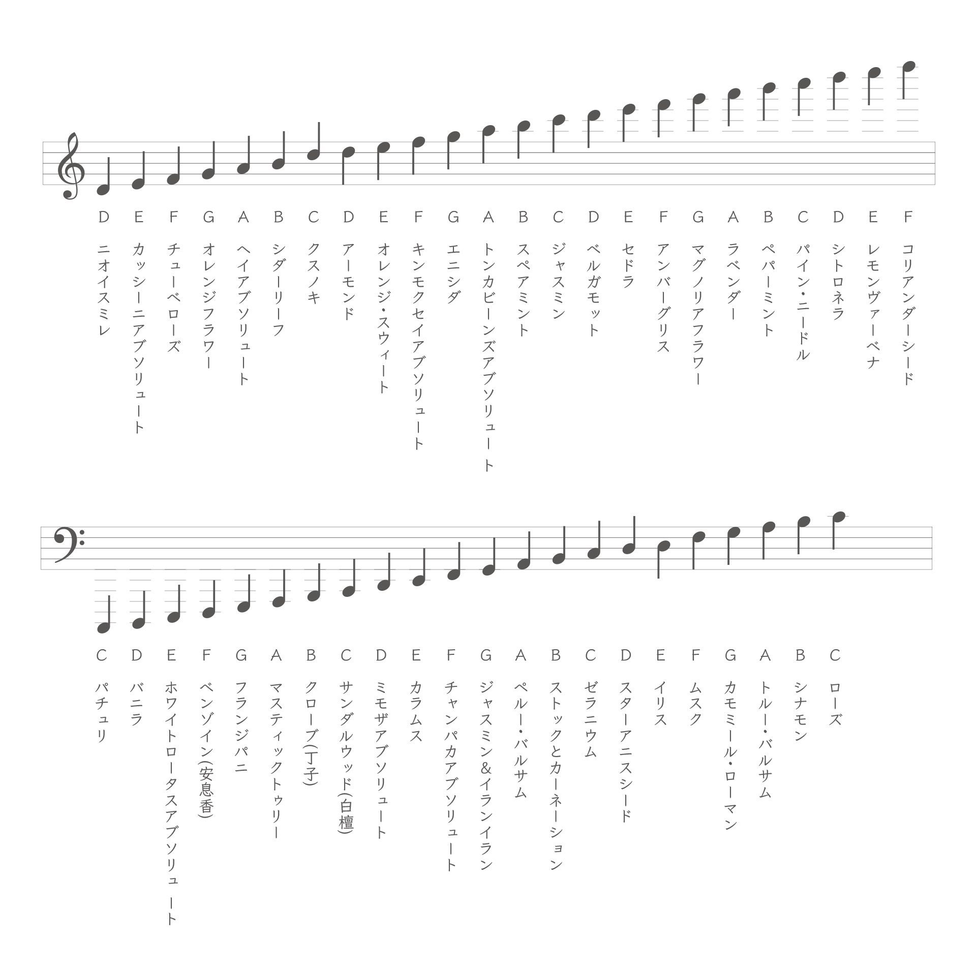 音階 イメージ