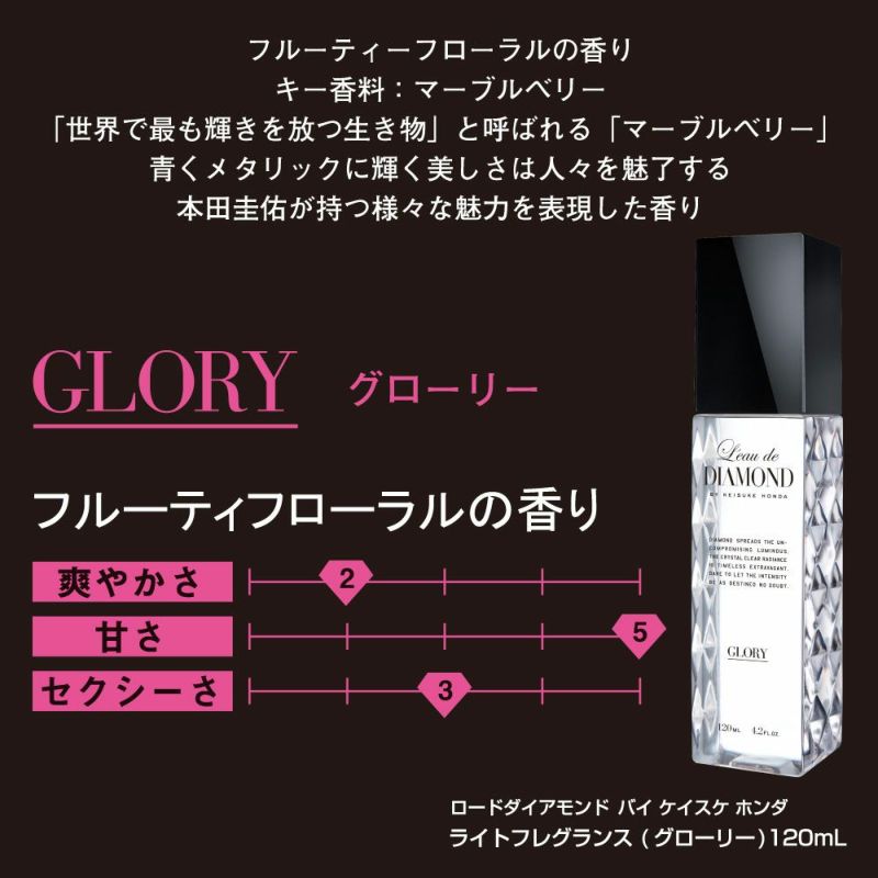 公式》ロードダイアモンド｜ライトフレグランス グローリー 120mL