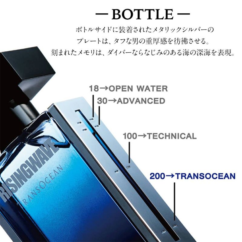 ライジングウェーブ トランスオーシャン サージブルー オードトワレ (50ml)