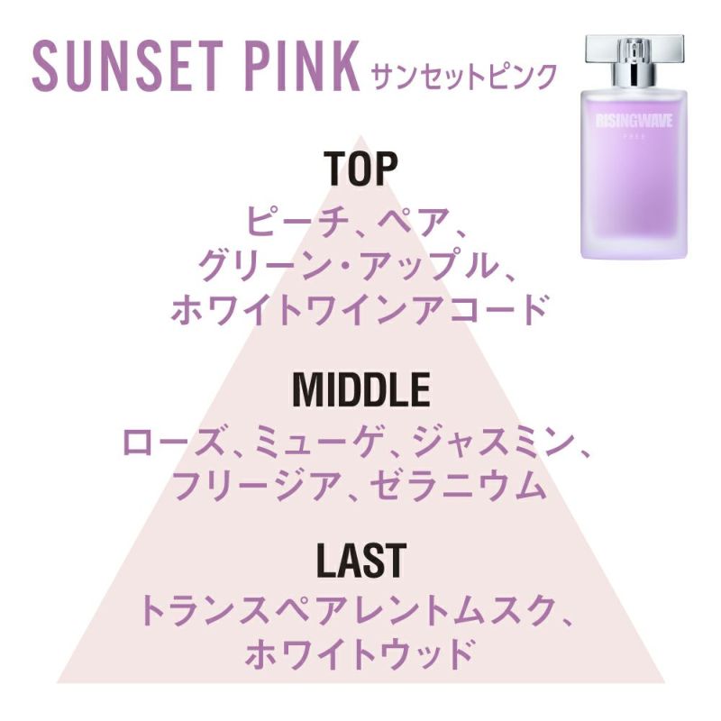 公式》ライジングウェーブ フリー サンセットピンク オードトワレ 50mL